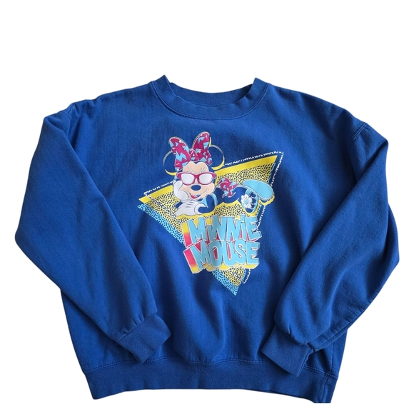 Blue Minnie Mouse Sweatshirt - Picture 1 of 4